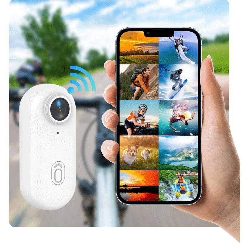 Mini Actie Camera Draagbare Fiets Hd Voor Cam 4K Video Digitale Body Professionele Motorcamera's Helm Wifi Op accessoires