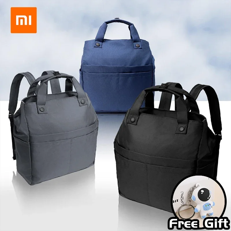 Xiaomi TANJIEZHE Backpack Shoulder Bag Two Way Unisex Backpacks for Laptop 15.6 Inch Waterproof Women Commuter Tote Bags Men