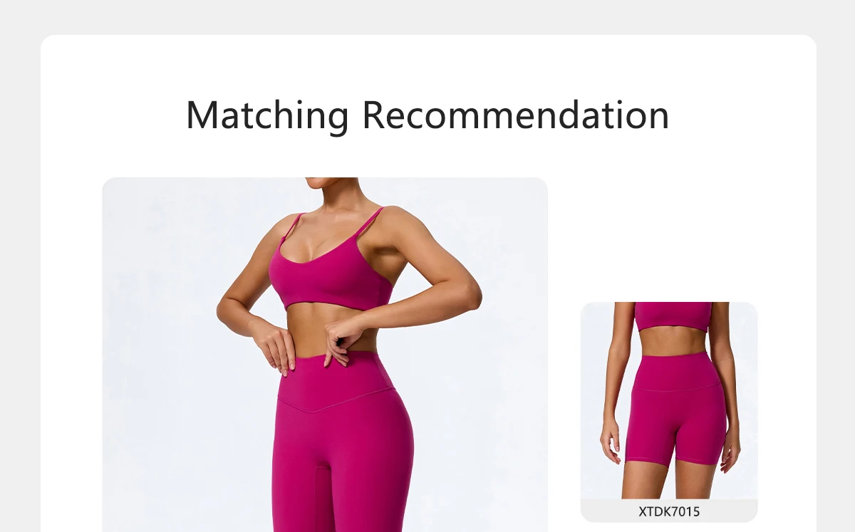 Sommer Damen V-förmiger Bandeau-Sport-BH Rückenfreies Crop-Top für Frauen Gym Workout Yoga Fitness Unterwäsche Sommer Neu – Detail 2