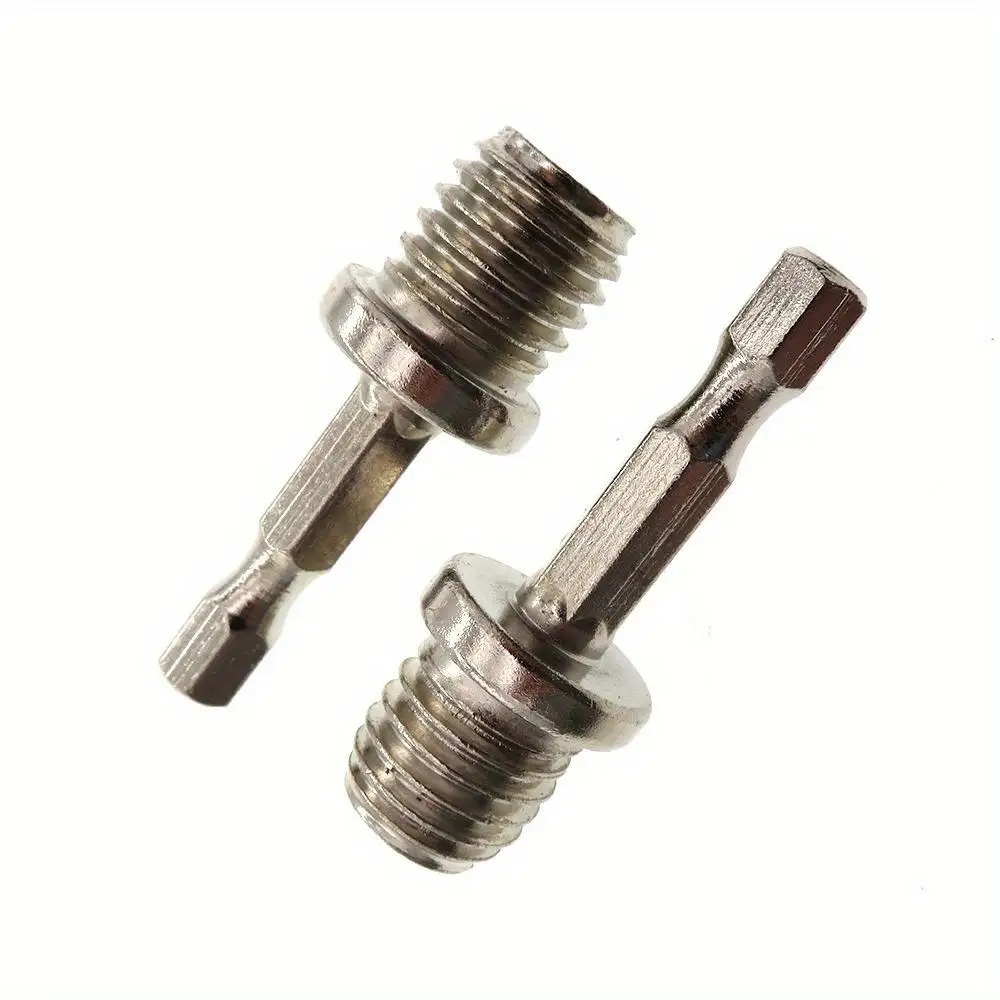 Power Tool Disc Polishing Connection Rod Hexagon Electric Drill Converter Head M14 Self-adhesive Disc Rotary Tool Accessories