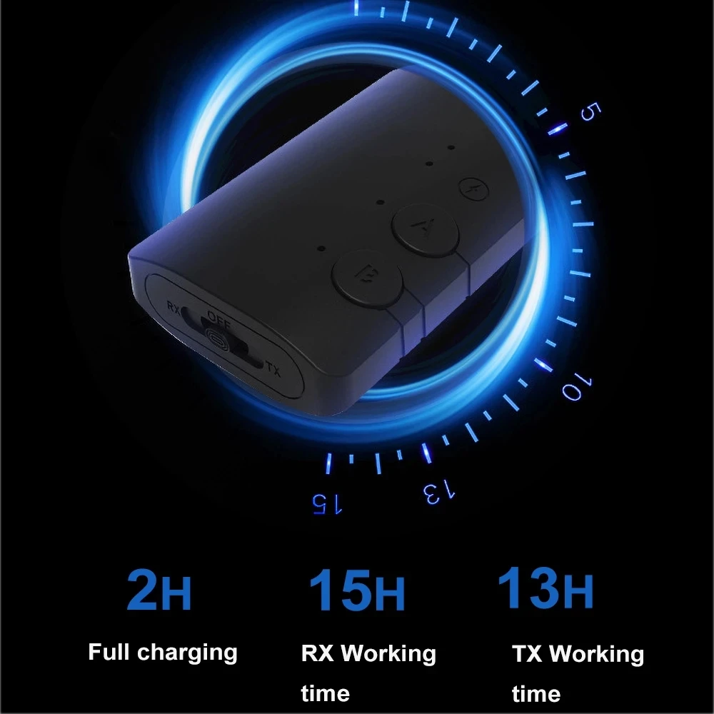 Bluetooth 5,2 аудио адаптер передатчик гарнитура беспроводной стерео музыкальный приемник Поддержка aptX/aptX-LL/aptX-HD ТВ динамик
