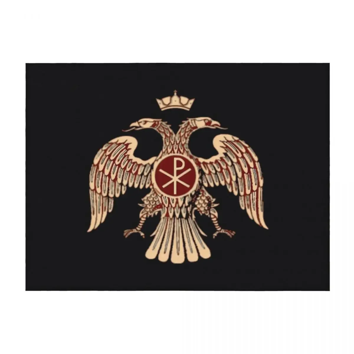 

Byzantine Eagle Symbol Flag \t Throw Blanket Soft Beds Blankets For Bed Bed covers Bed Fashionable Blankets