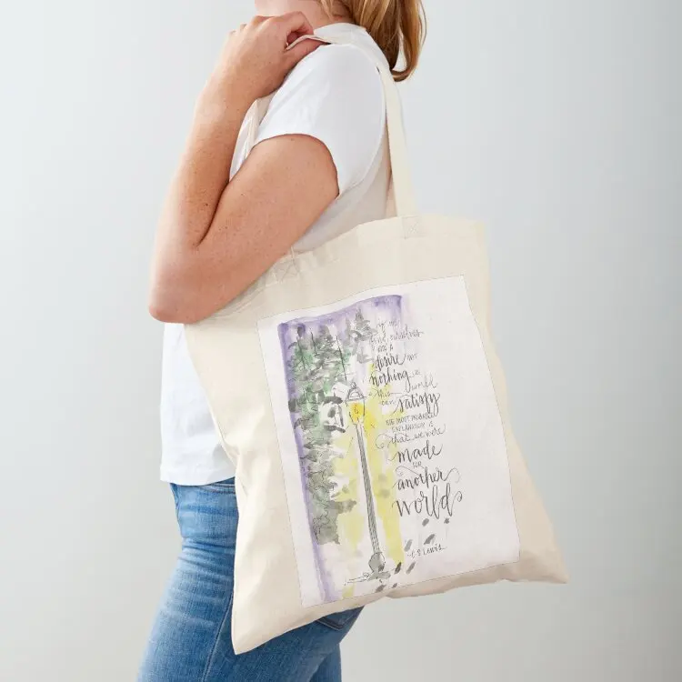 Made For Another World Lamppost Tote Bag tote university men women shopping