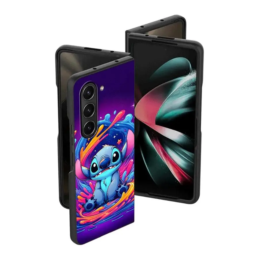 Чехол для телефона с рисунком Disney Stitch для Samsung Galaxy ZFold4 ZFold7 ZFold6 ZFold5 ZFold3 Z Fold 7 6 5 4 3