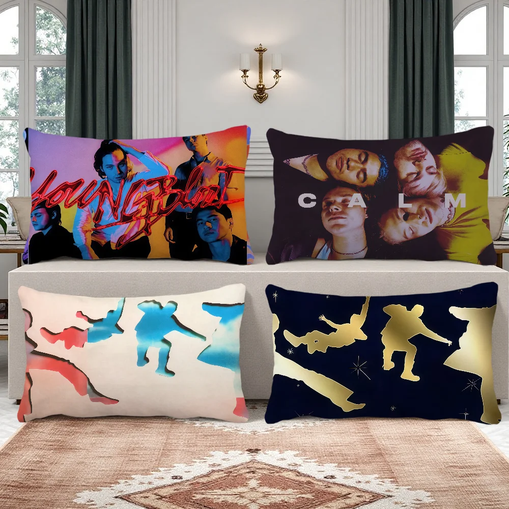 Чехол для подушки Band Youngblood 5, прямоугольная наволочка S-Se-cond с принтом, прикроватная тумбочка, диван, комната S-Sum-mer, украшение для дома, наволочка