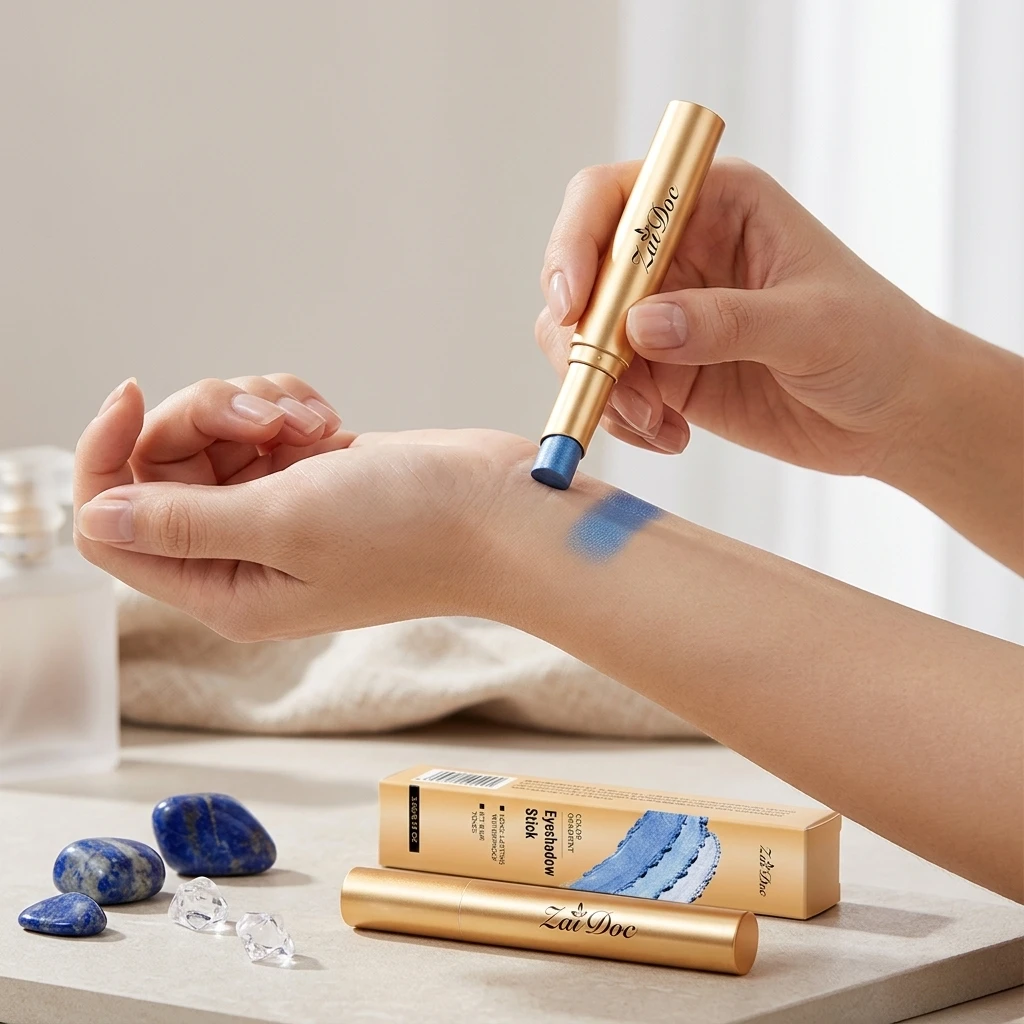 Eyeshadow Stick Woman Makeup Many Color Girl Make Up Pearlescent Fine Flash Matte Color Display A Touch Of Makeup Long Lasting
