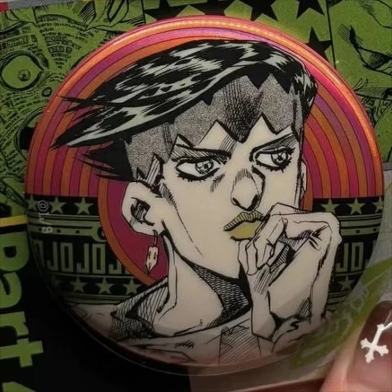JOJO's Bizarre Adventure Higashikata Josuke Kira Yoshikage Rohan Kishibe Badge Brooch Collectible