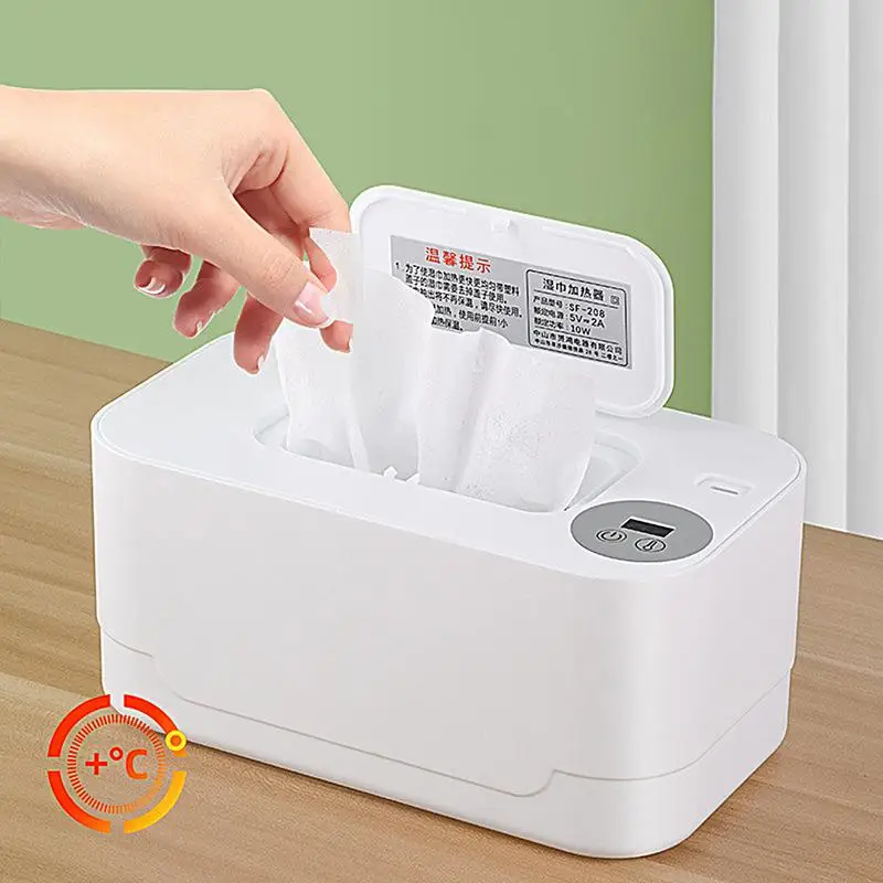 

Portable Baby Wipe Warmer Heater Wet Towel Dispenser Napkin Heating Box Mini Wipe Warmer Case Disinfecting Wipes