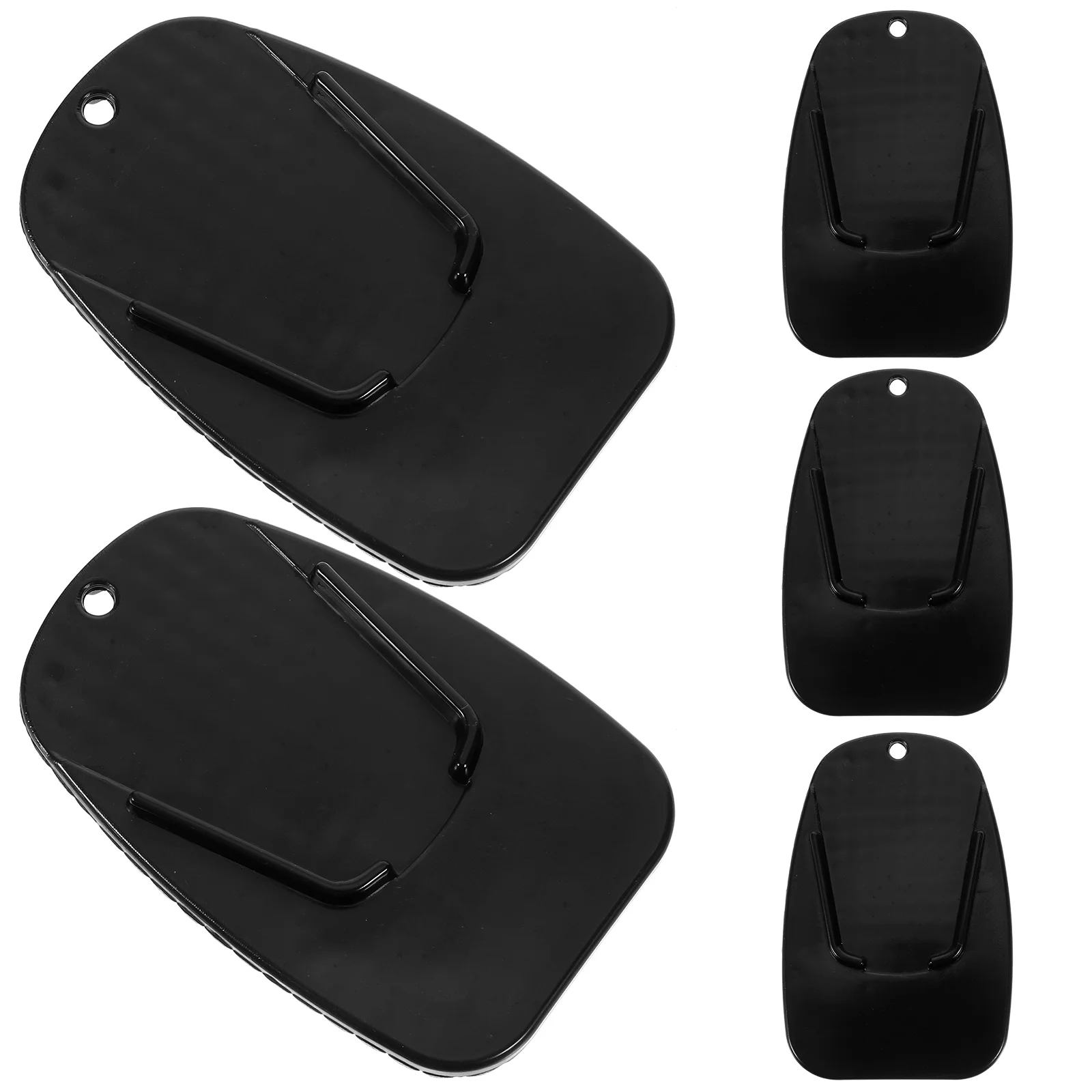 

5Pcs Side Stand Pad for Motorcycle Kickstand Enlarger ABS Plate Anti-Scuff Stable Parking Dirt Bike Peg Bracket Foot Mat