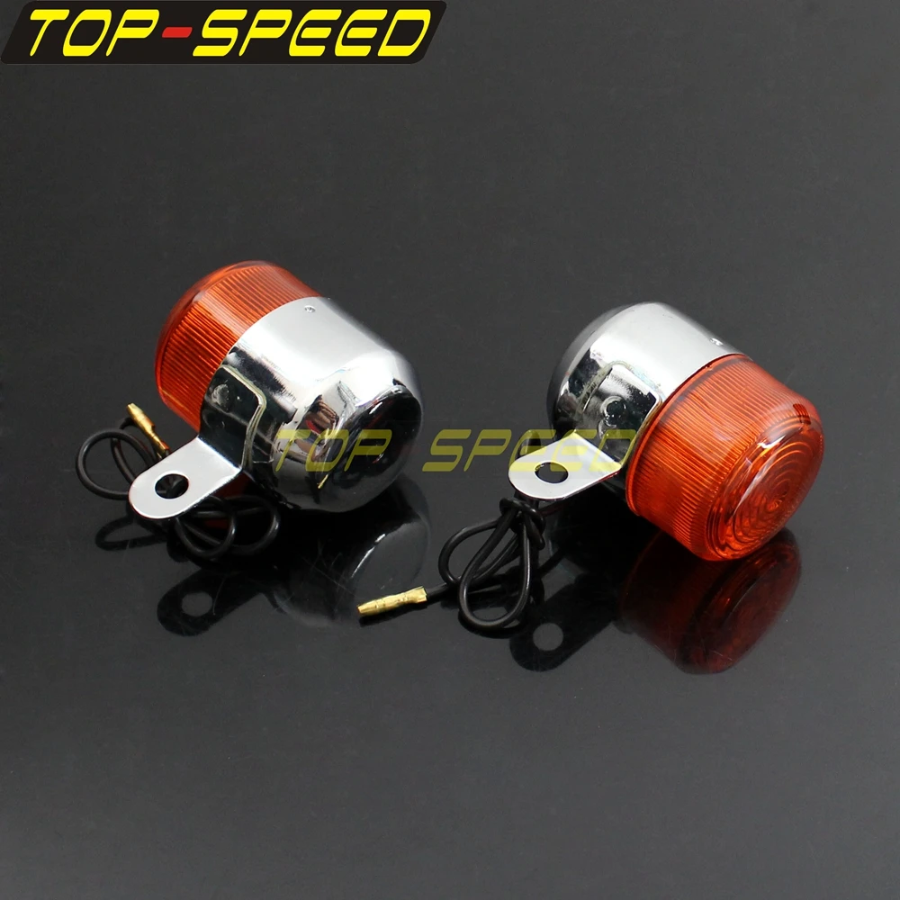 Cafe Racer Front&Rear Turn Signal Light Taillight Back Amber Turning Flashing Lamp For Honda Dax Z50 ST50 ST70 CT70 ST CT 50 70