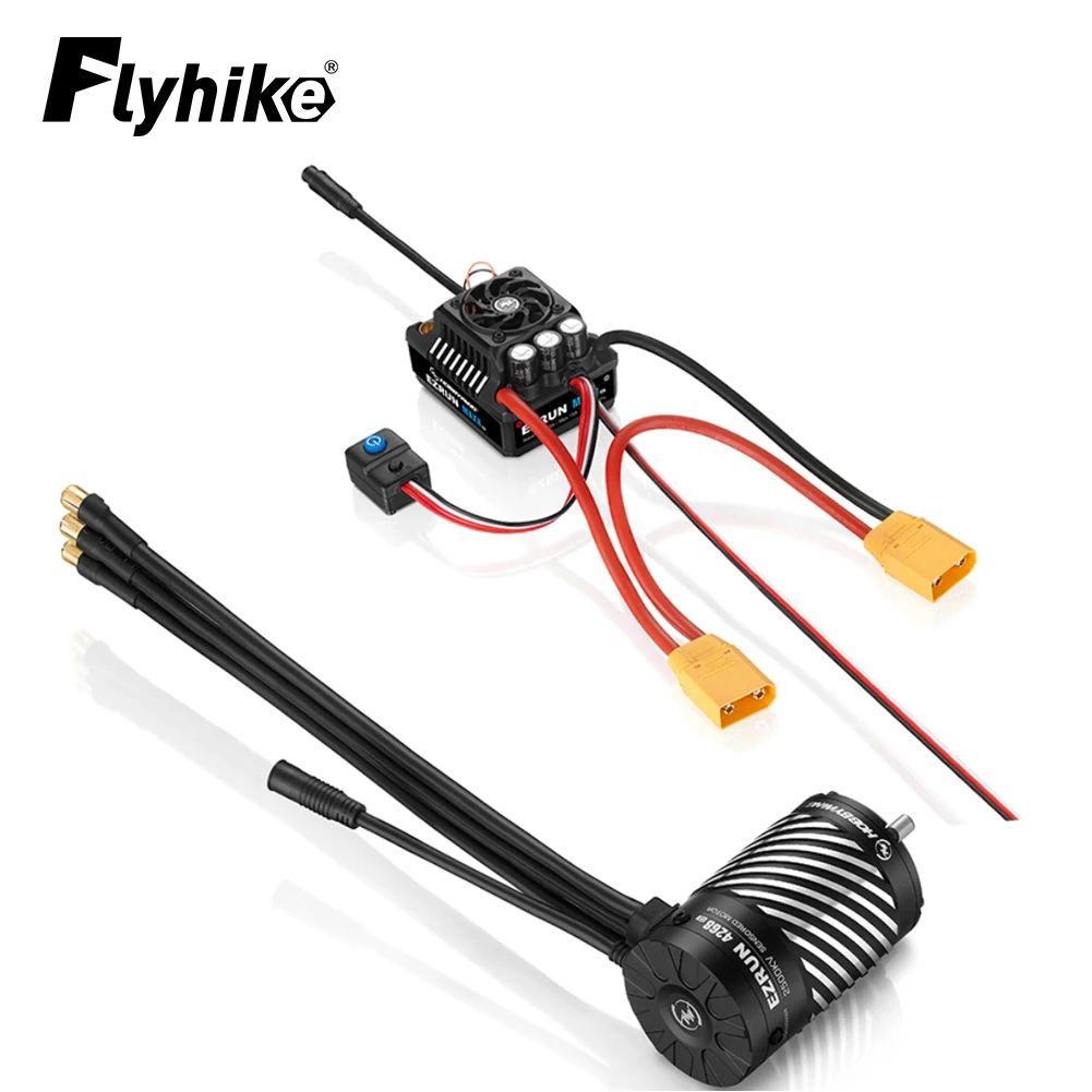 

Hobbywing EZRUN MAX8 G2 160A ESC 4278SD 2250KV / 4268SD 2500KV Inductive Brushless Motor Set for 1/10 1/8 RC Model Car Buggy