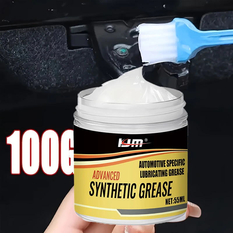 High Performance White Grease Heavy Duty Anti Stick Anti Corrosion Wear Resistant For Car Door Hinge Window Slide Lubricant