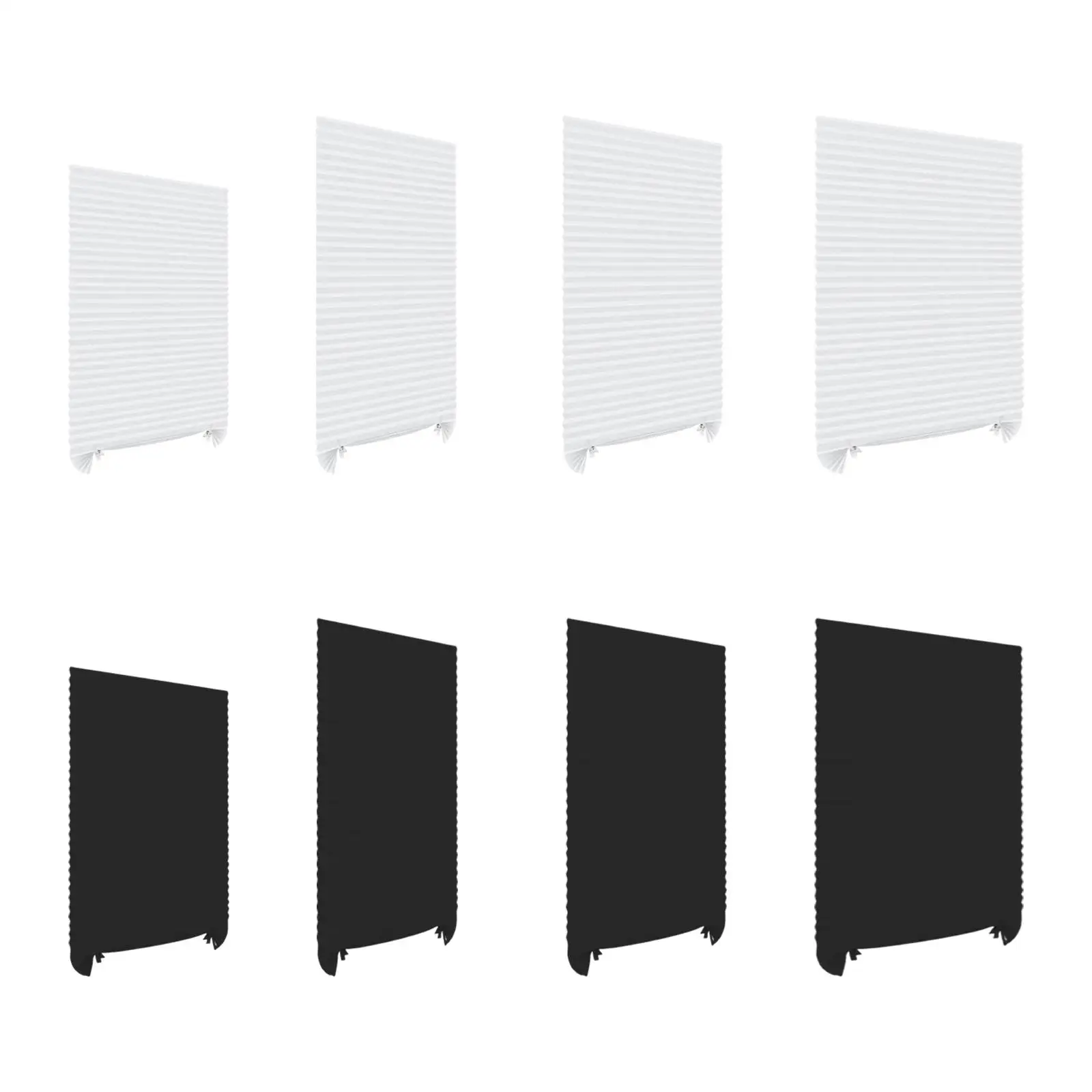 No Drill Stick on Blinds for , Breathable for Light Filtering Privacy Protection Non Woven Fabric