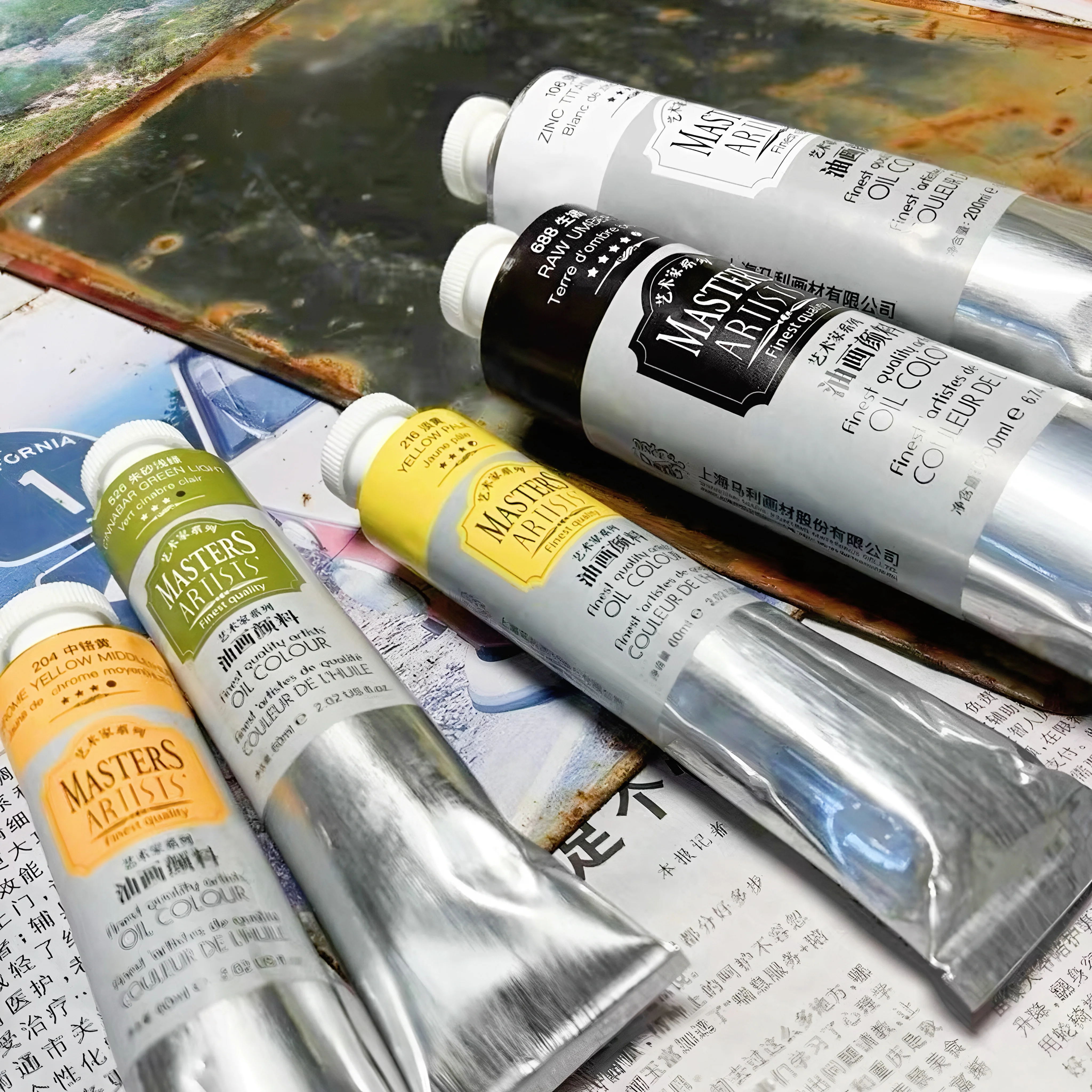 Marie's Single Oil Paint 60ml Artist Grade Oil Paint Advanced Recommended Painting Color Series Professional Painting