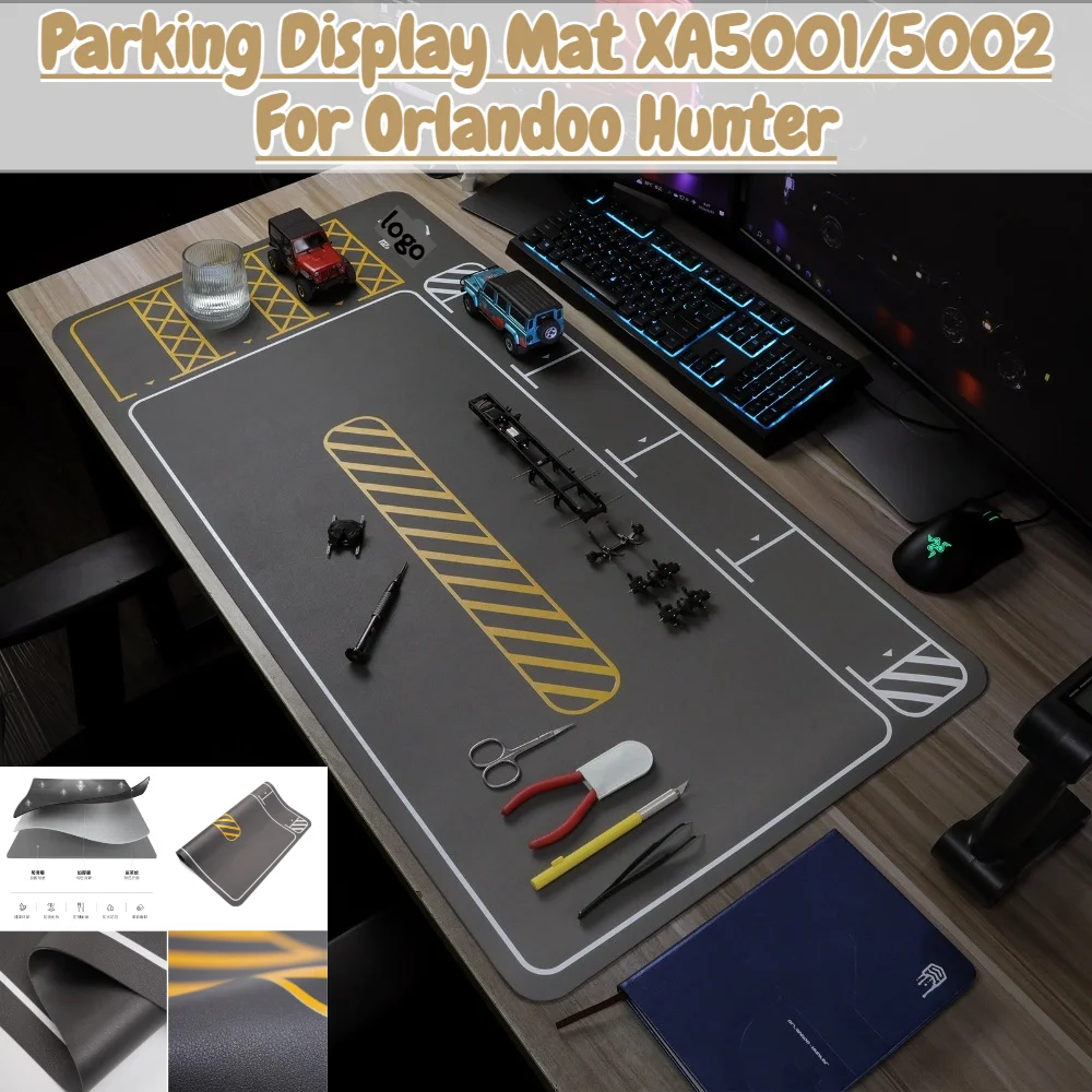 Printed RC Crawler Parking Display Mat XA5001/5002 For Orlandoo Hunter PVC 1000x500mm Custom Size Hobby Workbench Model Desk Pad
