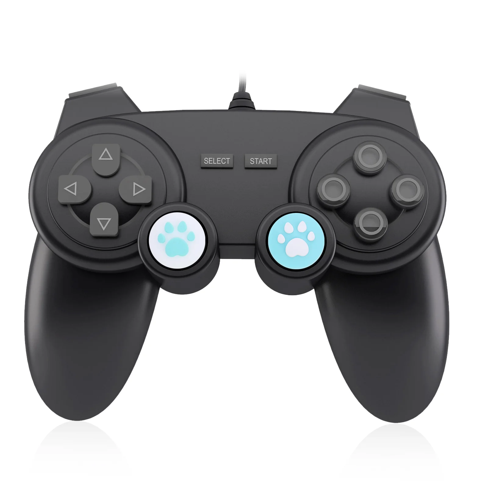 4 قطعة القط باو عصا التحكم قبعات واقية سيليكون الإبهام قبضة يغطي المضادة للانزلاق دائم الألعاب Thumbstick يغطي لوحدات التحكم #3