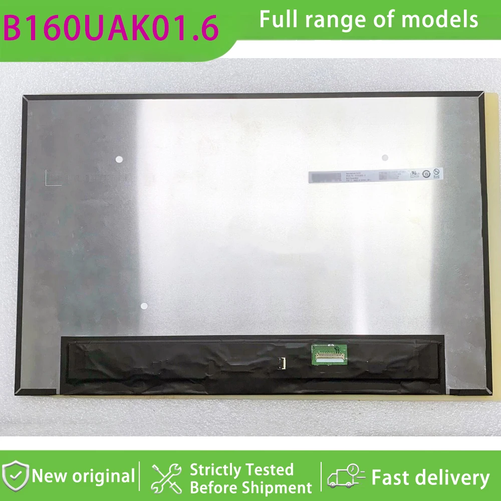 B160UAK01.6 16.0 Inch Wuxga 10 Aspect Ratio Ips Grade Lcd Display Panel Capacitive Touch  for Laptop Assembly Replacement Part