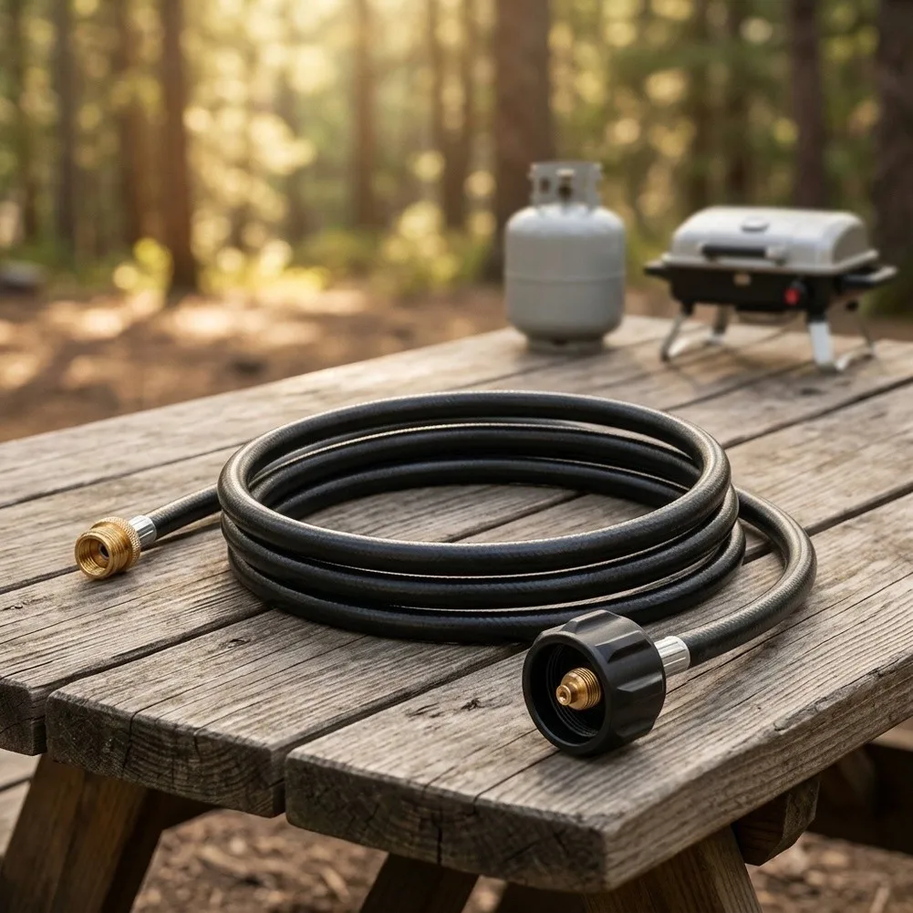 Liquid Fuel Gas Link Tube Converter Small Cylinder Appliance Connector For Large Gas Container Outdoor Cooking Pipeline Fitting