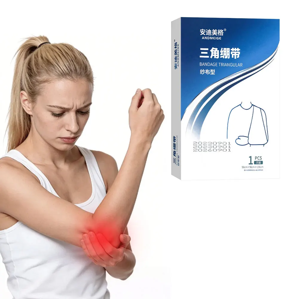 10pcs Medical First Aid Medical Fracture Fixation for Adults and Children Hand Bandage Triangular Bandage Gauze Wound Care
