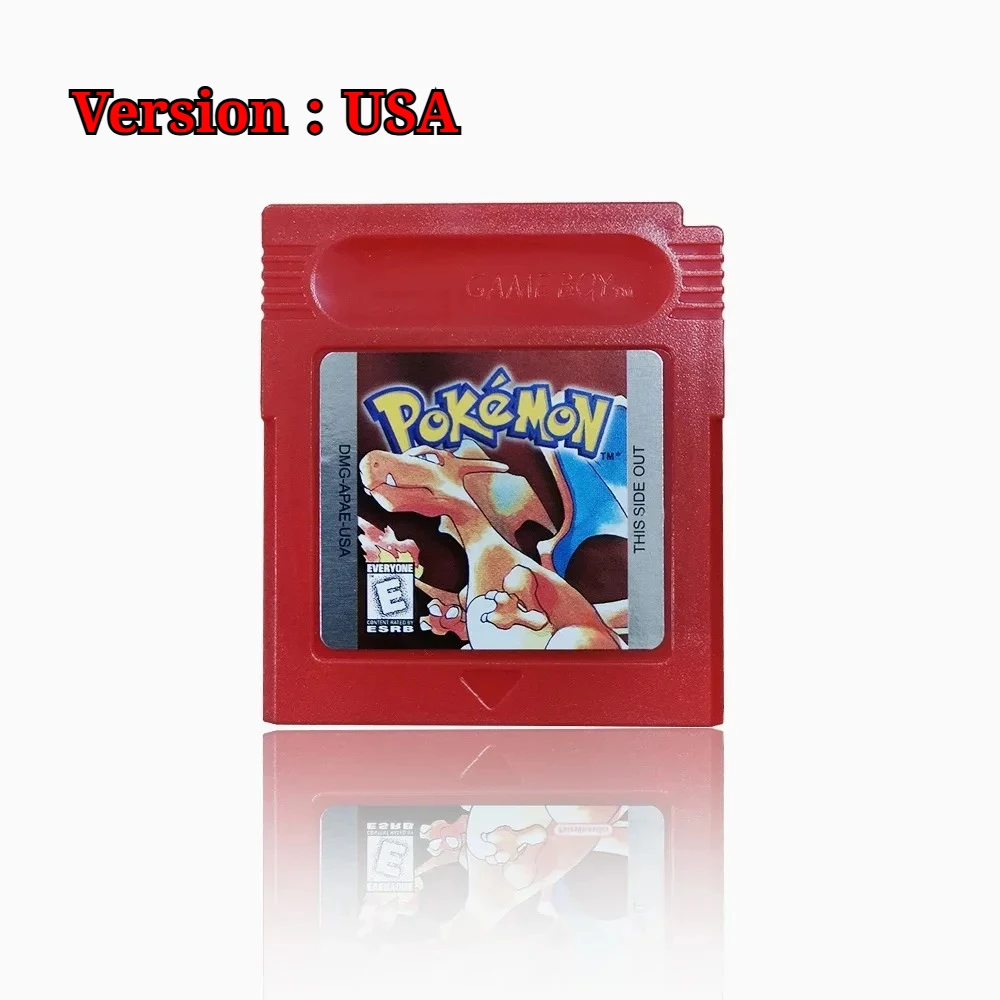 Pokemon 16 Bit Video Game Console Cartridge GBC Game Card Pokemon Series Blue Crystal Gold Green Red Silver Yellow USA Version image 3
