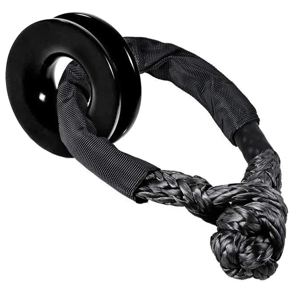 41000 lb Recovery Ring for Winch Snatch Heavy Duty Synthetic Rope Soft Shackle Off-Road Truck SUV ATV UTV 4x4 Vehicle Recovery