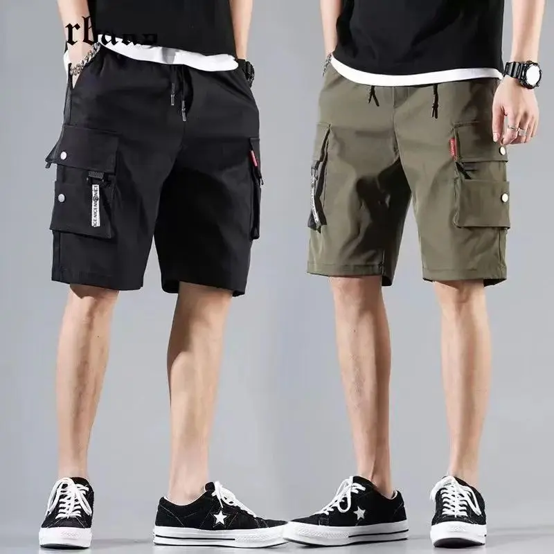

Summer Casual Loose Fit Men's orts Straight Leg Sle Youthful Energy Eighteen Length Faion Burst Instaam orts