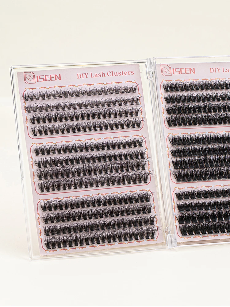 Kit de cílios em cluster DIY 3040506080100   Extensões de cílios fofos Vários estilos usados em casa Ferramenta de maquiagem de cílios
