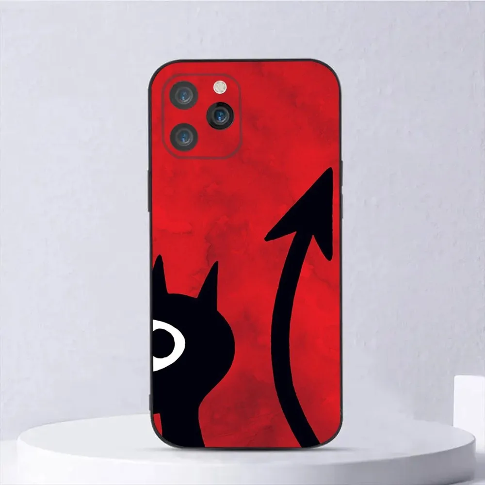 D-Disenchantments Phone Case For iPhone 15,14,13,12,11,Plus,Pro Max,XS,X,XR,SE,Mini,8,7 Soft Silicone Black Cover