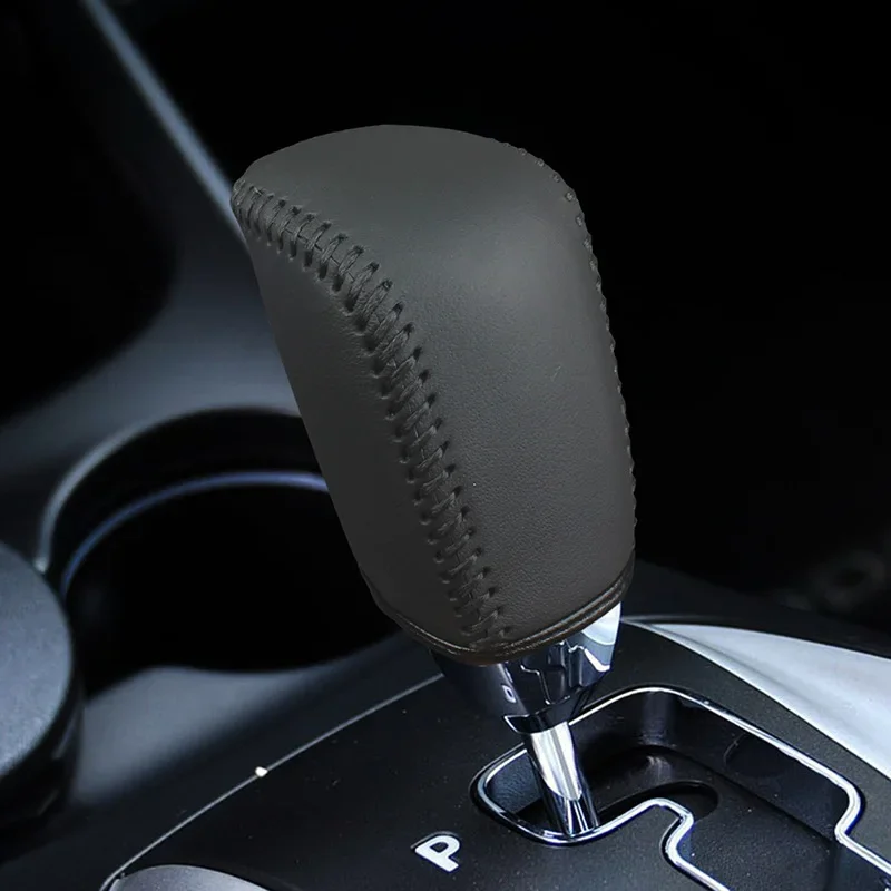 

Накладка на ручку автоматической коробки передач для Dodge Journey 2009-2016 и Caliber 2010-2011 - из углеродного волокна и кожи, для головки КПП и рычага КПП