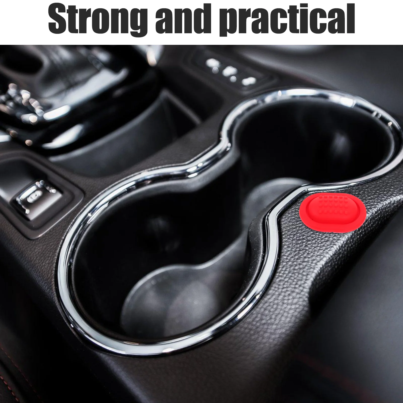 

3pcs Universal Silicone Car Cup Holder Stabilizer Anti-Shake Insert For Water Bottles Shock Absorption Storage Slot Car Interior