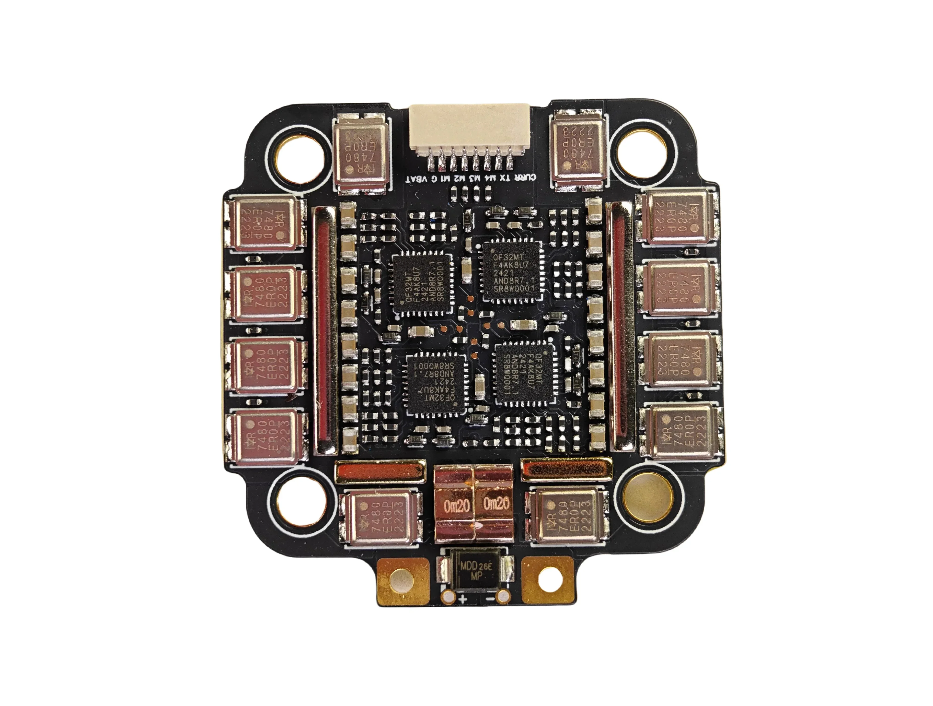 VoltSFlyingRC STACK 75A 4IN1 ESC V3.2 And H7D MK1 DPS310 H743 Flight Control Support AP/INAV/BF/RotorFlight Firmware