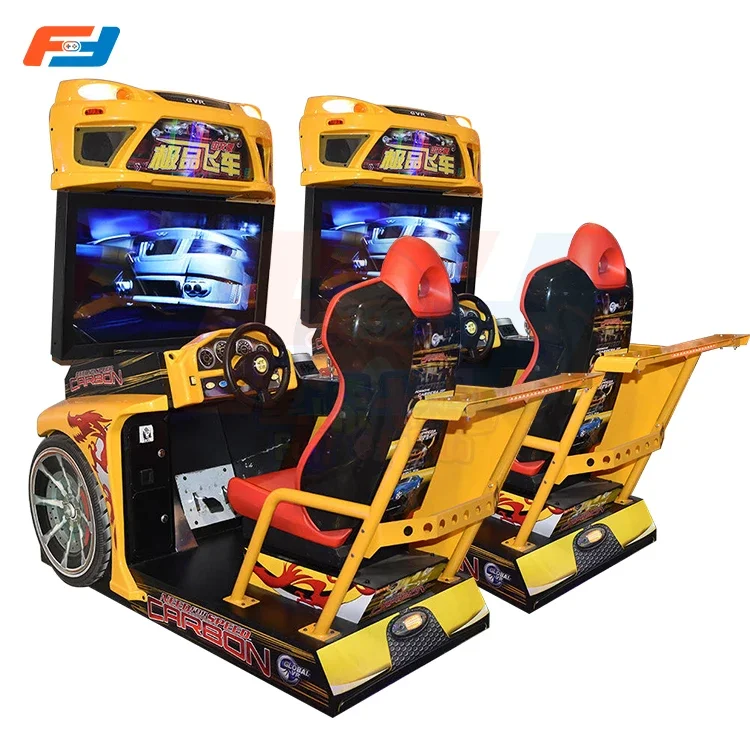 Arcade Games Center Racing Gaming With Steering Wheel Racing Simulator Gaems Machines For Guangdong Manufacturers