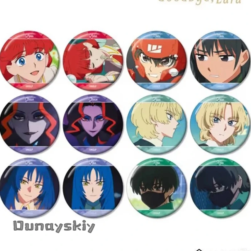 Goodbye Lara Mari Otsu Badge Anime Peripheral Tin Button Pin Brooch Cosplay Collectible Accessory Gift For Comic  Decoration​​​