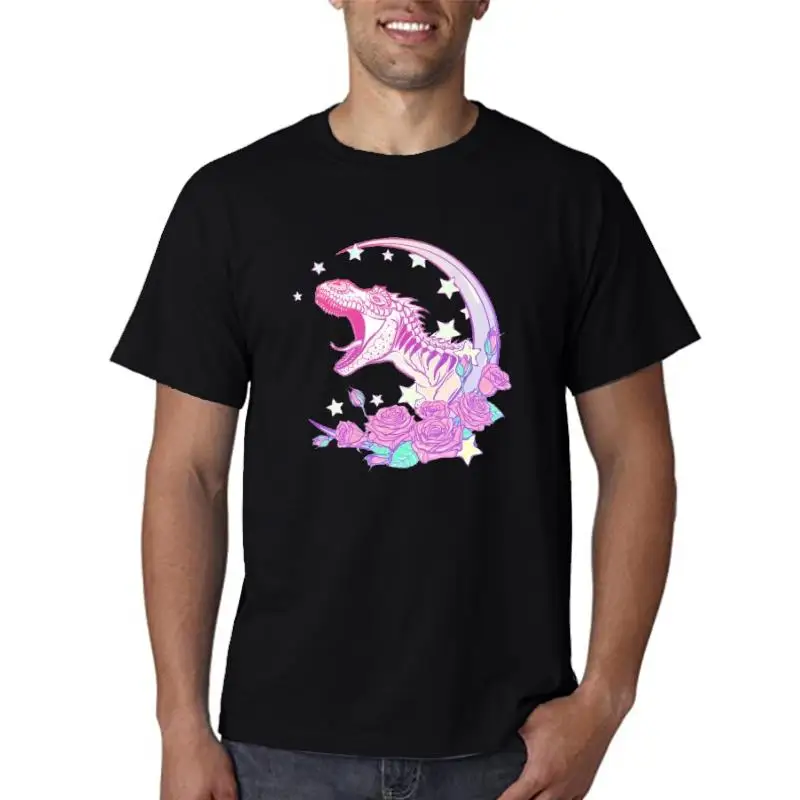 Title: Cool Design Fashion Man Pastel Goth Trex T Shirt Vaporwave Aesthetic Graphic Tee