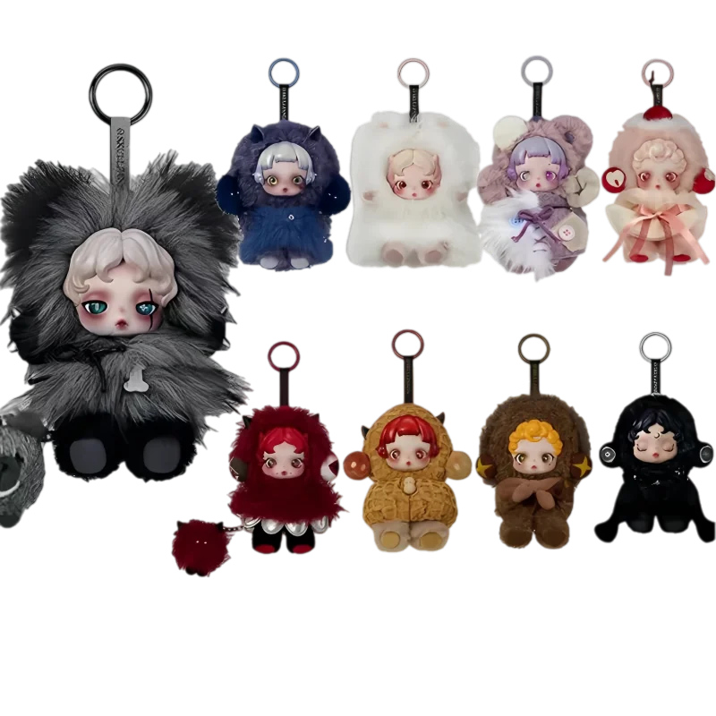 

POPMART Bubble Mart Лидер продаж Skullpanda бессонный театр с плюшевой подвеской Dream Knight слепая коробка модный подарок