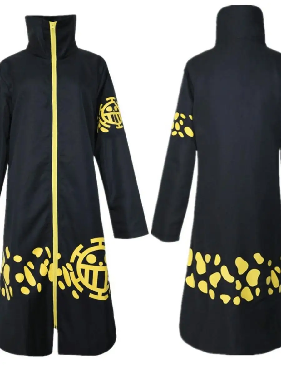 

Новая мужская толстовка-кимоно с длинной молнией в стиле аниме «Король пиратов», для косплея, верхняя одежда из полиэстера, летняя, повседневная, с принтом