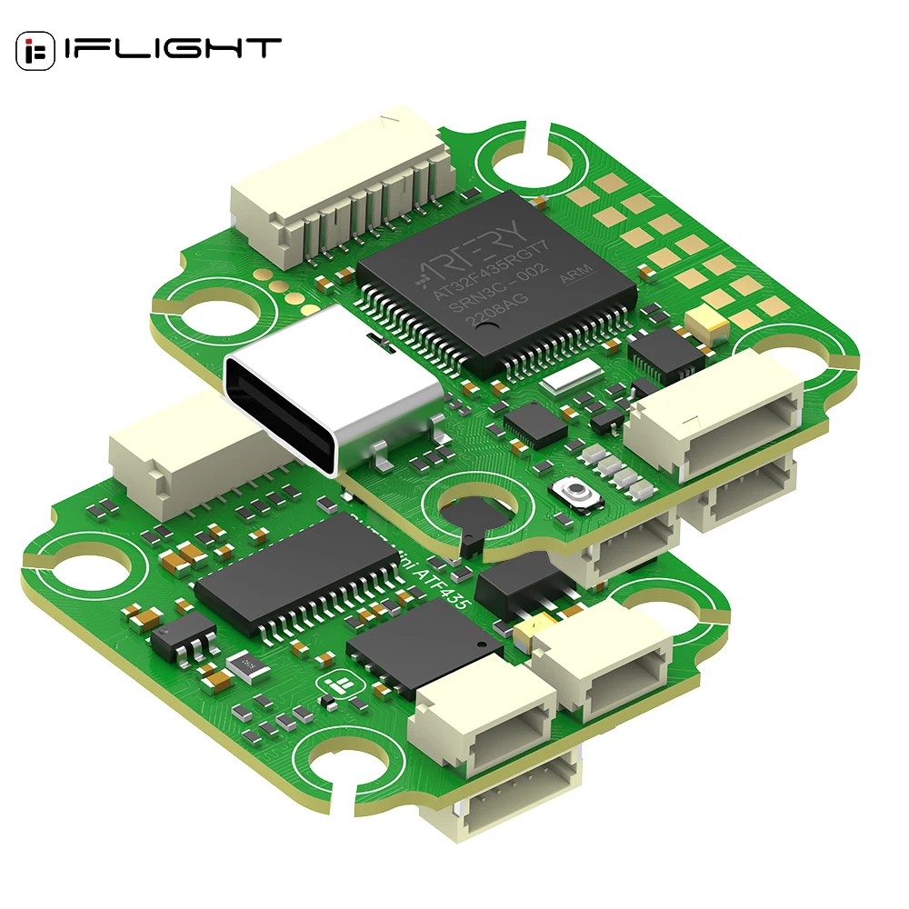 IFlight BLITZ Mini ATF435 Flight Controller w/ Mini E55S 55A 2-6S 4-IN-1 ESC w/ SucceX-Force 5.8GHz 600mW Adjustable VTX FPV