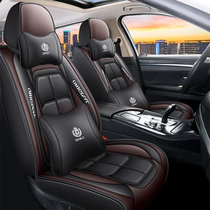 1 PC PU Leather Universal Car Seat Cover for Mercedes C-Class W202 W203 W204 W205 A205 C204 C205 S204 S205 Interior Accessories