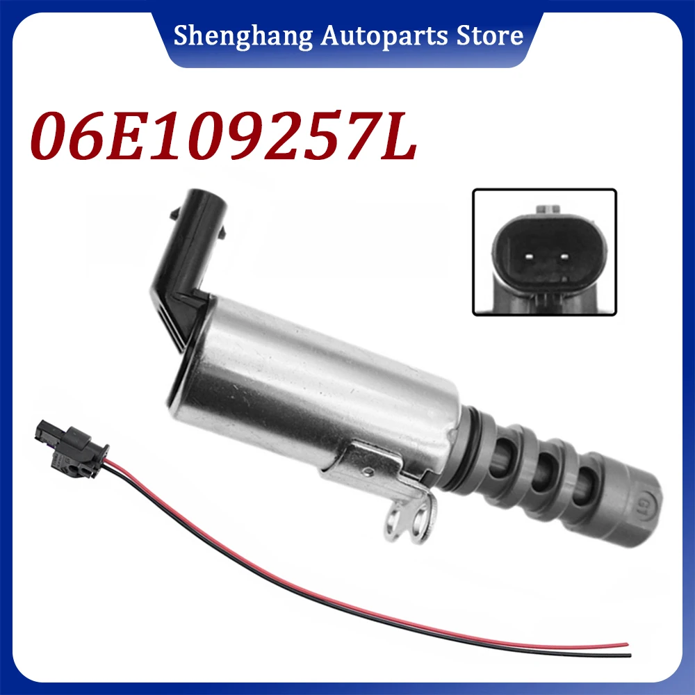 06E109257L Engine Variable Timing Control Valve VVT Solenoid / Plug For Audi A6 S6 2005-2011 A8 S8 2008-2010 2.8L 3.0L