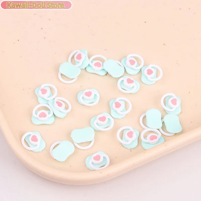 5 stks Mooie Mini Pop Fopspeen Speelhuis Levert Dummy Tepels Voor Pop Babypoppen Kinderen Speelgoed Baby Fopspeen Accessoires