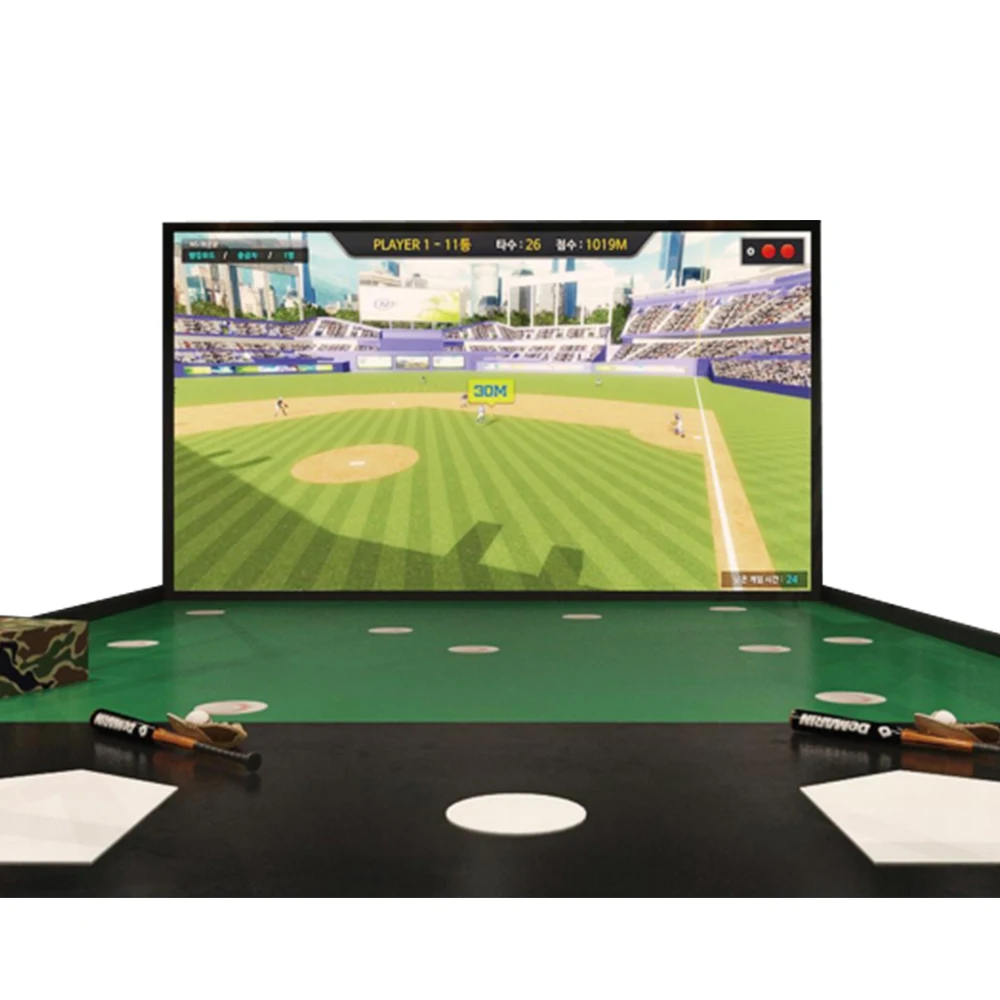 Augmented Reality Interactive Sports Ar Indoor Simulator Baseball Pitching Amusement Game Machine Baseball Simulator