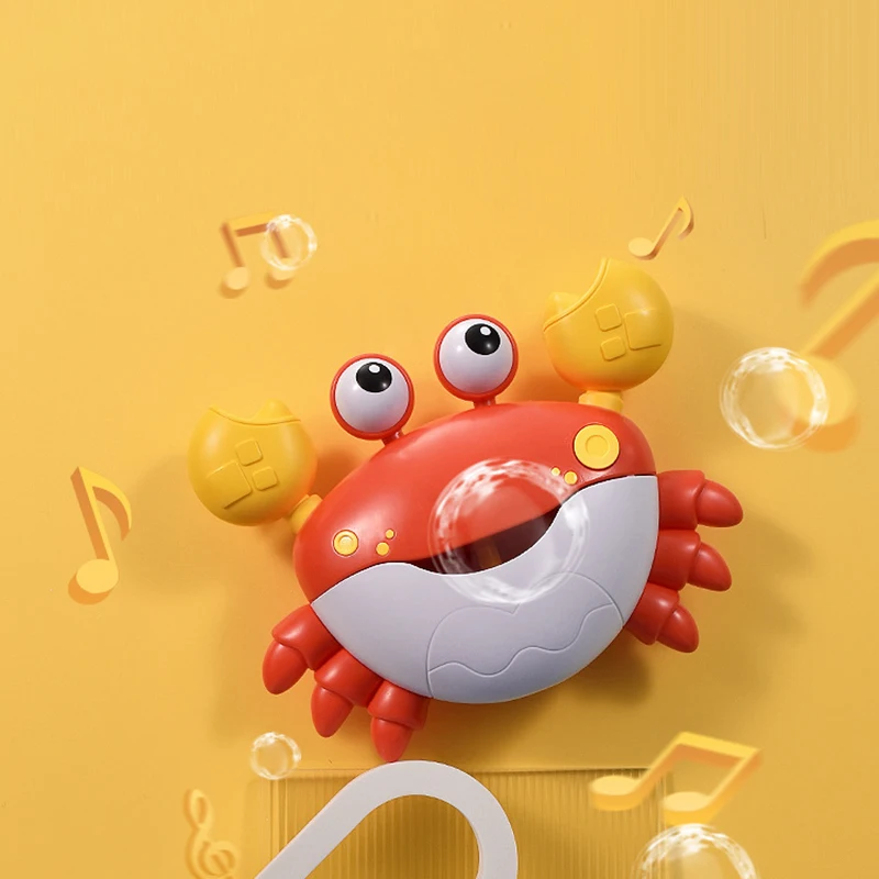 Bubble Crab Bath Toys Automatic Bubble Maker Baby Bath Toys for Toddlers Bubble Bathtub Toys with Music Machine for Kids