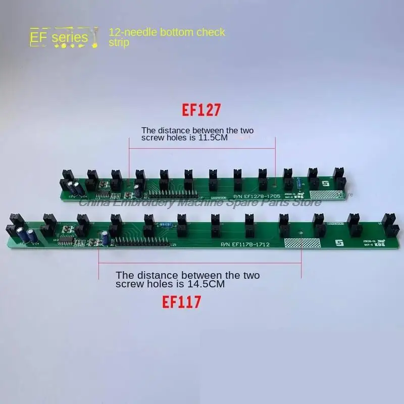 Ef117 Disconnection Bottom Inspection Strip Ef127 12 Pins Alarm Head Detection Strip Computer Embroidery Machine Accessories