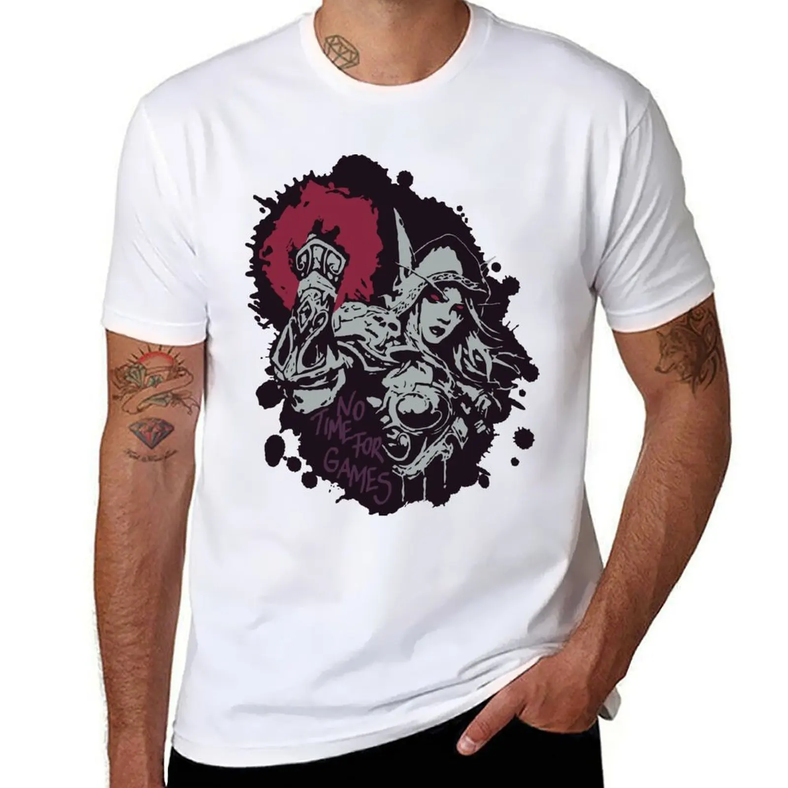 

Sylvanas has no time for games T-Shirt t shirt for man 100 percent cotton t shirts for man pack white T-Shirt