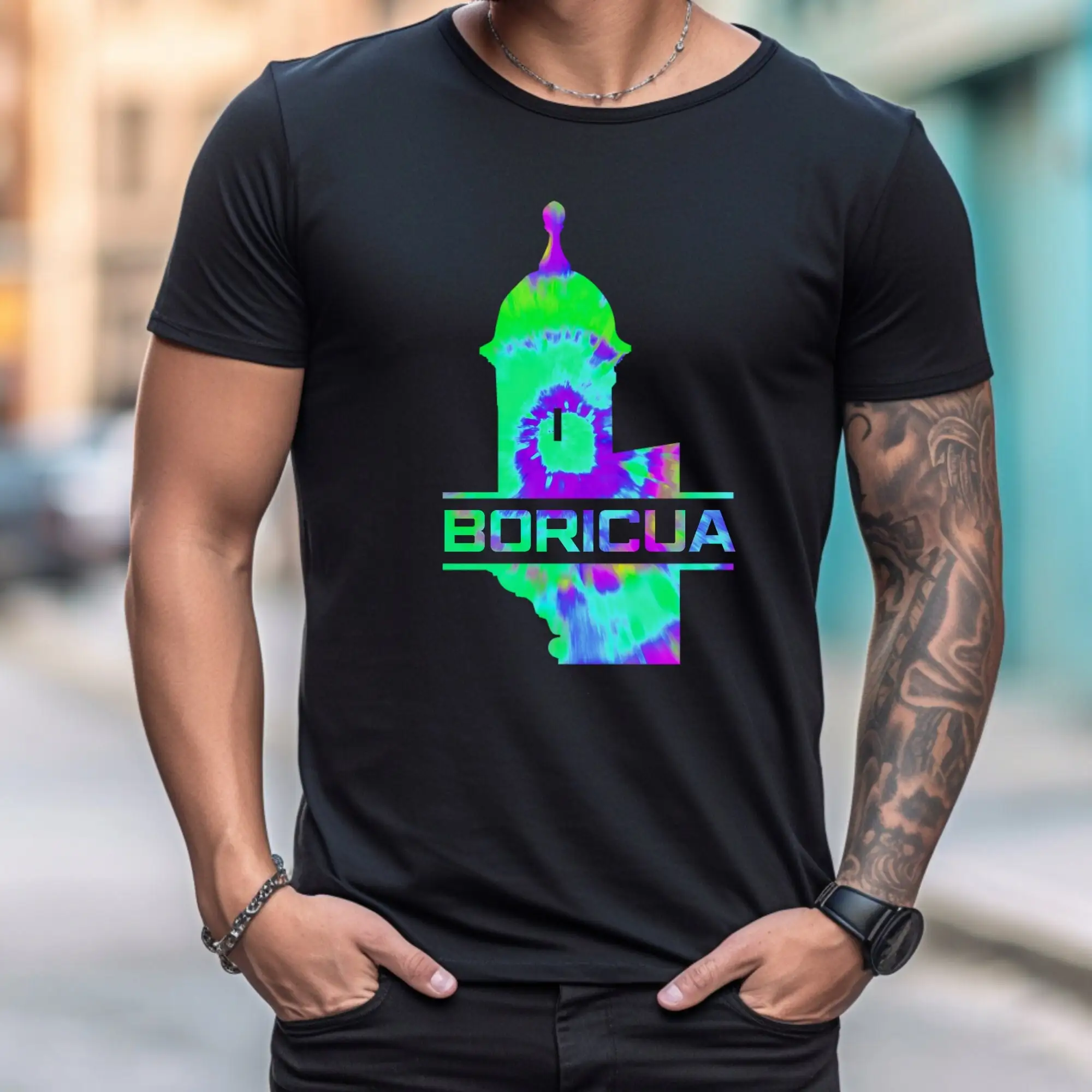 Puerto Rico T Shirt Boricua Taino Rican El Morro Latina Latino Spanish Minimalist Hispanic