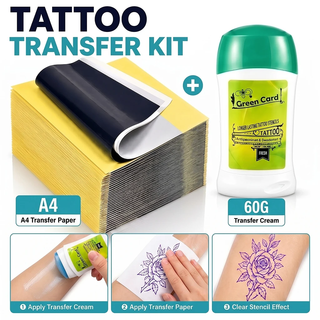 Transfer Paper Carbon - Papel de Transferencia para Tatuajes y