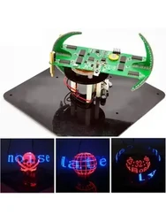 New DIY Spherical Rotating LED Kit  POV Soldering Training Kit