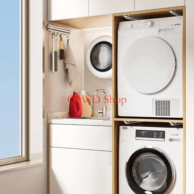 Q5WD Flexible Wall Mounted Extendable Shelf For Displaying Robes jackets And Belts