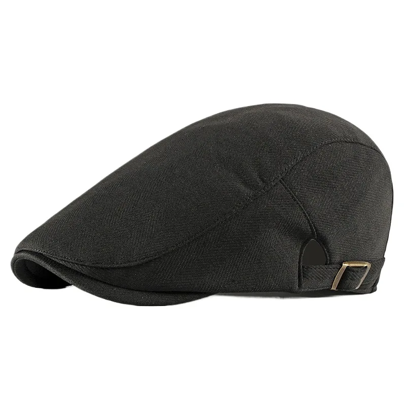 

Women's Peaked Cap Spring And Autumn New Korean Style Fashion Beret Men's Universal British Retro Light Board Advance Hats