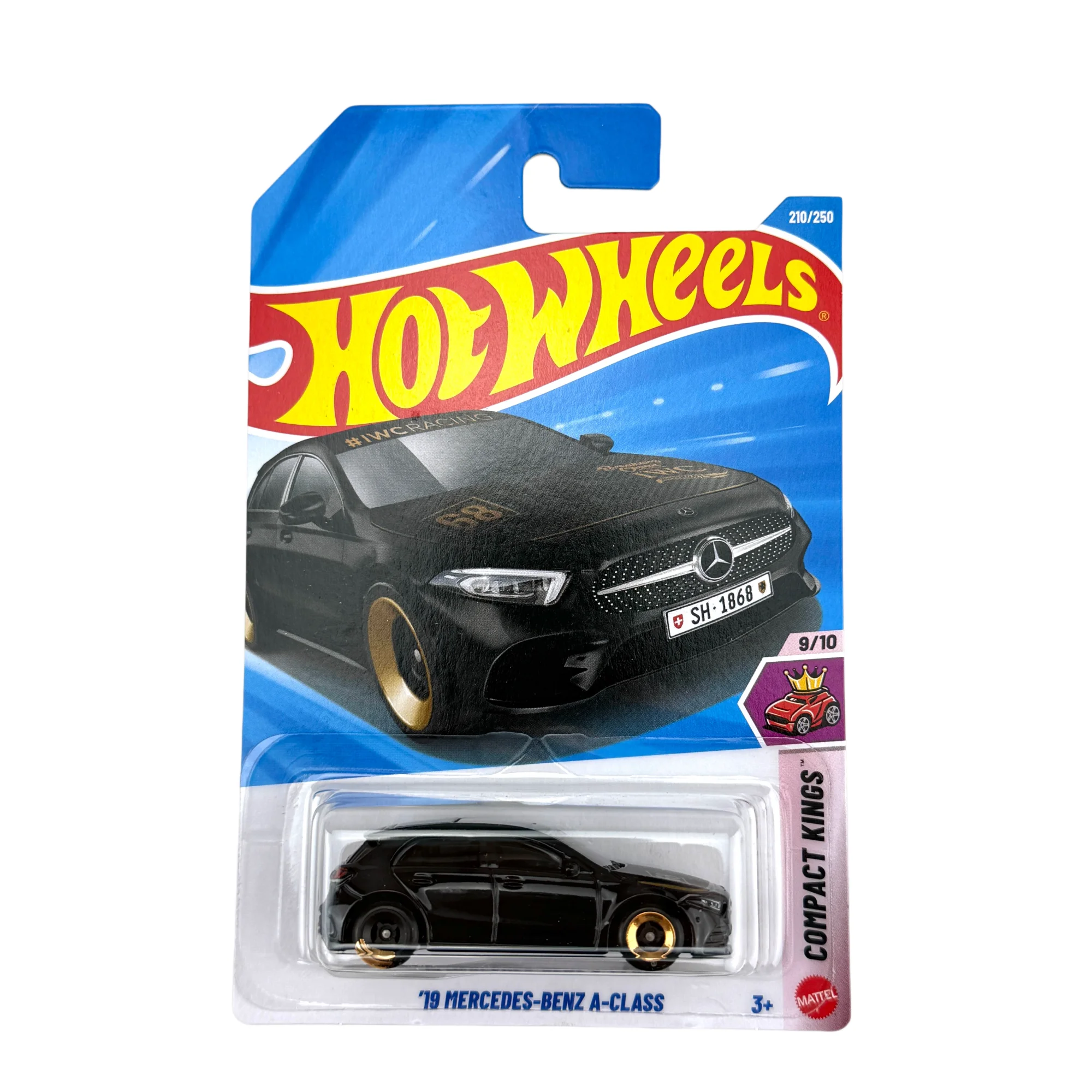 Hotwheels Cars Toys For Holiday Gifts Hot Wheels C4982 Hot Sports Car Alloy Car Model - Mercedes-Benz 19 MERCEDES-BENZ A-CLASS